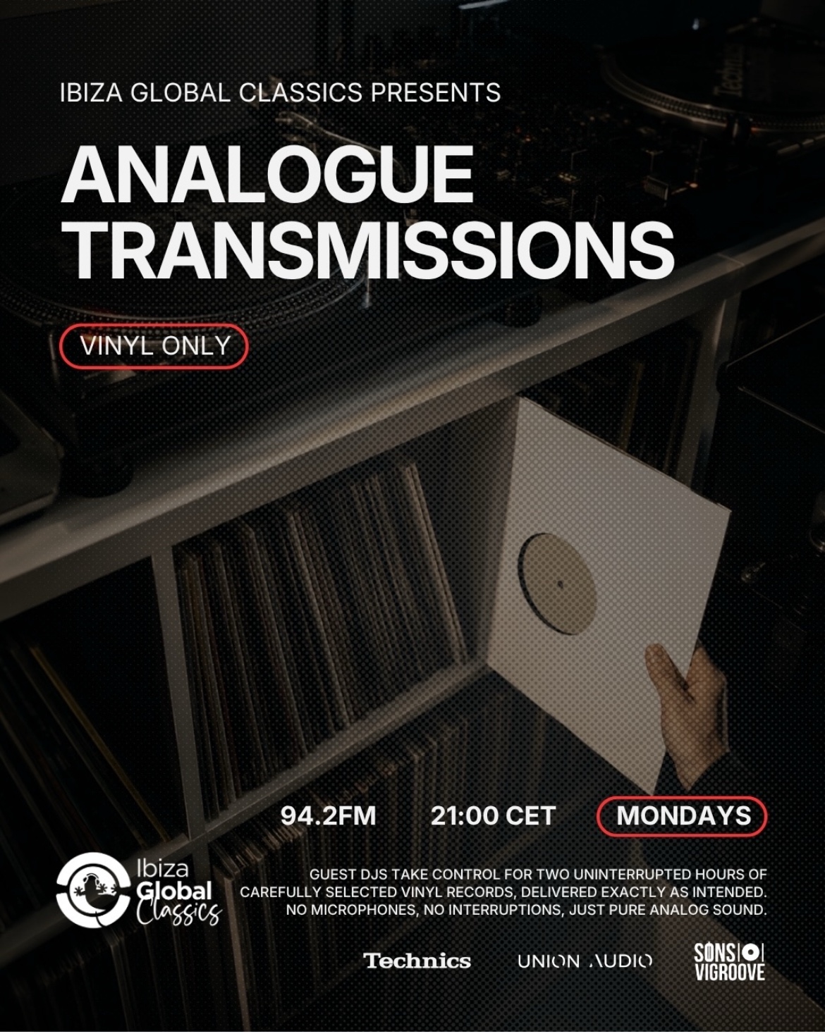 Vinyl records and turntables — Analogue Transmissions